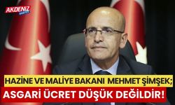 Hazine ve Maliye Bakanı Mehmet Şimşek; Asgari Ücret Düşük Değildir!