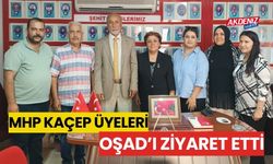 OSMANİYE'DE MHP KAÇEP ÜYELERİ, OŞAD’I ZİYARET ETTİ