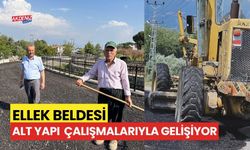 OSMANİYE'DE ELLEK BELDESİ, ALT YAPI ÇALIŞMALARIYLA GELİŞİYOR
