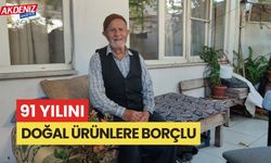 91 yılını doğal ürünlere borçlu