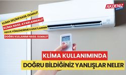 Klimaları gerçekten doğru mu kullanıyorsunuz?