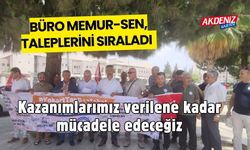 OSMANİYE'DE BÜRO MEMUR-SEN EYLEMDE! (video)