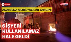 Adana Mobilyacılar Sitesinde yangın: 6 iş yeri kullanılamaz hale geldi