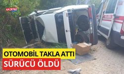 OSMANİYE'DE TAKLA ATAN OTOMOBİLİN SÜRÜCÜSÜ ÖLDÜ (video)