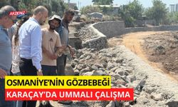 OSMANİYE'NİN GÖZBEBEĞİ KARAÇAY DERESİNDE HUMMALI ÇALIŞMA