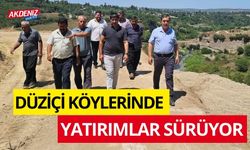 DÜZİÇİ KÖYLERİNDE YATIRIMLAR SÜRÜYOR