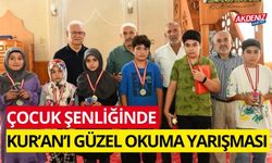 OSMANİYE'DE ÇOCUK ŞENLİĞİ KUR'ANI GÜZEL OKUMA YARIŞMASI SONA ERDİ