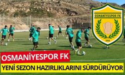 OSMANİYESPOR FK, YENİ SEZON HAZIRLIKLARINI SÜRDÜRÜYOR