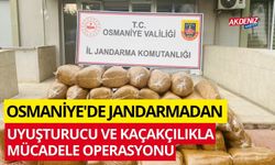 OSMANİYE'DE JANDARMADAN UYUŞTURUCU VE KAÇAKÇILIKLA MÜCADELE OPERASYONU