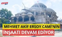 DÜZİÇİ’NDE MEHMET AKİF ERSOY CAMİİ’NİN İNŞAATI DEVAM EDİYOR