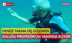 Denize takma diş düşüren soluğu Profesör’ün yanında alıyor