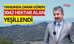 OSMANİYE'DE YANGINDA ZARAR GÖREN 3042 HEKTAR ALAN YEŞİLLENDİ