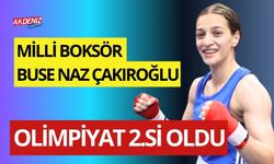 MİLLİ BOKSÖR BUSE NAZ ÇAKIROĞLU OLİMPİYAT 2.Sİ OLDU