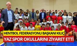 OSMANİYE, HENTBOL FEDERASYONU BAŞKANI KILIÇ'I AĞIRLADI