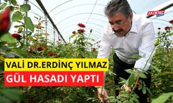 OSMANİYE VALİSİ DR. ERDİNÇ YILMAZ, GÜL HASADI YAPTI (video)