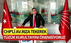 OSMANİYE'DE CHP'Lİ AVUKAT RIZA TEKEREK, TÜZÜK KURULTAYI İÇİN ÖNERİLERDE BULUNDU