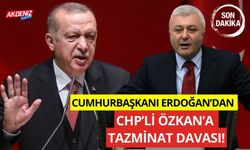 Son Dakika... Cumhurbaşkanı Erdoğan'dan CHP'li Özkan'a tazminat davası