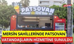 Mersin sahillerinde Patsovan, vatandaşların hizmetine sunuldu