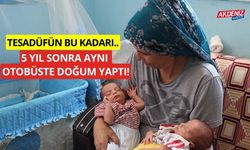 Tesadüfün bu kadarı, 5 yıl sonra aynı otobüste doğum yaptı!