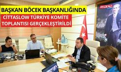 Başkan Böcek başkanlığında, Cittaslow Türkiye Komite toplantısı yapıldı