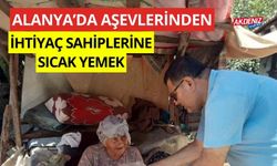 Alanya'da aşevlerinden ihtiyaç sahiplerine sıcak yemek