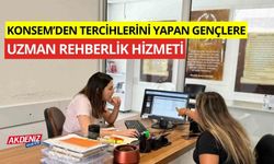 KONSEM’den tercihlerini yapan gençlere rehberlik hizmeti