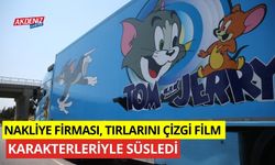 Nakliye firması, tırlarını çizgi film karakterlerinin fotoğraflarıyla süsletti