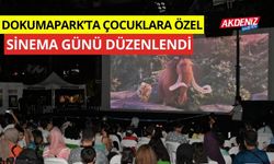 Dokuma Park’ta çocuklara özel bir sinema günü düzenledi