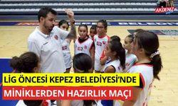 Lig öncesi Kepez Belediyesi'nde miniklerden hazırlık maçı