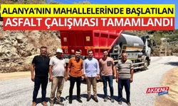 Mahallelerde başlatılan asfalt çalışması tamamlandı