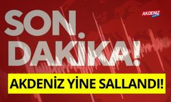 Akdeniz'de deprem mi oldu? Akdeniz'de 4.5 şiddetinde deprem, Akdeniz'de sallandı mı?