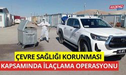 Çevre sağlığı korunması kapsamında ilaçlama operasyonu