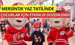 Mersin’de yaz tatilinde çocuklar için etkinlik düzenlendi