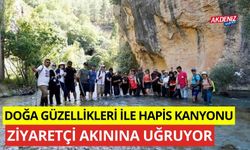 Doğa güzellikleri ile hapis kanyonu ziyaretçi akınına uğruyor