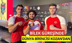 Bilek güreşinde Dünya birincisi Kozan'dan