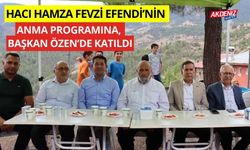 Hacı Hasan Fevzi Efendi’nin anma programına, Başkan Özen katıldı