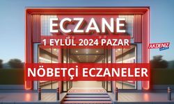 OSMANİYE’DE  1  EYLÜL  2024 PAZAR  GÜNÜ NÖBETÇİ ECZANELER