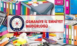 OSMANİYE İL EMNİYET MÜDÜRLÜĞÜ KIRTASİYE MALZEMELERİ ALIM İŞİ