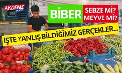 Biber SEBZE mi, MEYVE mi? İşte yanlış bildiğimiz gerçekler!..