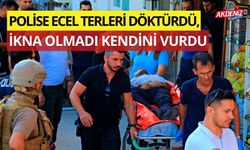 Polise 3 saat ecel terleri döktürdü, ikna olmadı kendini vurdu