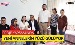 KADİRLİ'DE, PROJE KAPSAMINDA YENİ ANNELER GÜLÜYOR