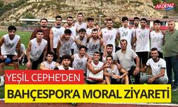 YEŞİL CEPHE’DEN BAHÇESPOR’A MORAL ZİYARETİ