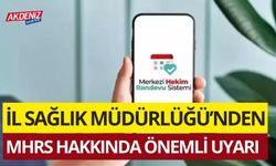 OSMANİYE İL SAĞLIK MÜDÜRLÜĞÜ’NDEN MHRS RANDEVULARI İÇİN ÖNEMLİ UYARI