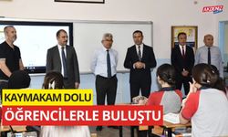 KADİRLİ KAYMAKAMI ERDİNÇ DOLU'DAN GÜLTEN ALİ ZİYAN ANADOLU LİSESİ'NE ZİYARET