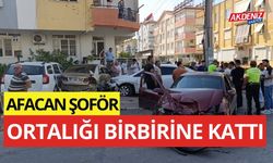 Afacan şoför, ortalığı birbirine kattı