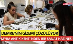 Demre’nin Gizemi Çözülüyor: Myra Antik Kenti’nden Bir Sanat Hazinesi