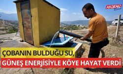 OSMANİYE'DE ÇOBANIN BULDUĞU SU, GÜNEŞ ENERJİSİYLE KÖYE HAYAT VERDİ