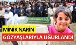 Narin, son yolculuğuna uğurlandı