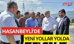 HASANBEYLİ'DE YENİ YOLLAR YOLDA