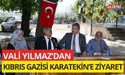 OSMANİYE VALİSİ DR. ERDİNÇ YILMAZ'DAN KIBRIS GAZİSİNE ZİYARET